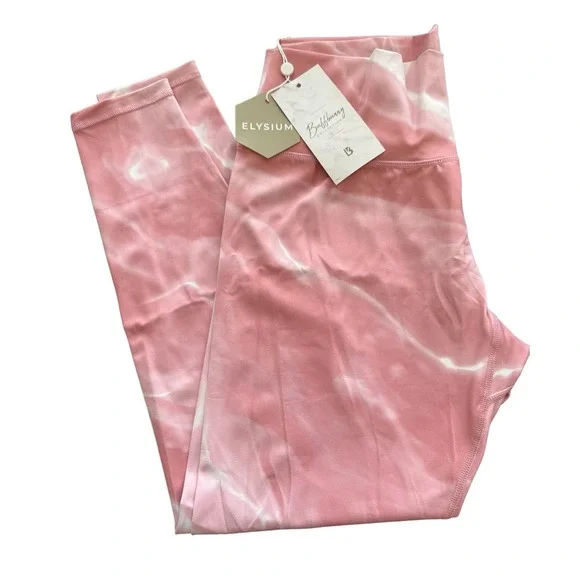 New ~ BUFFBUNNY ~ Rose Rebel Leggings Size XL High waist/ No front seam SALE - Picture 4 of 10